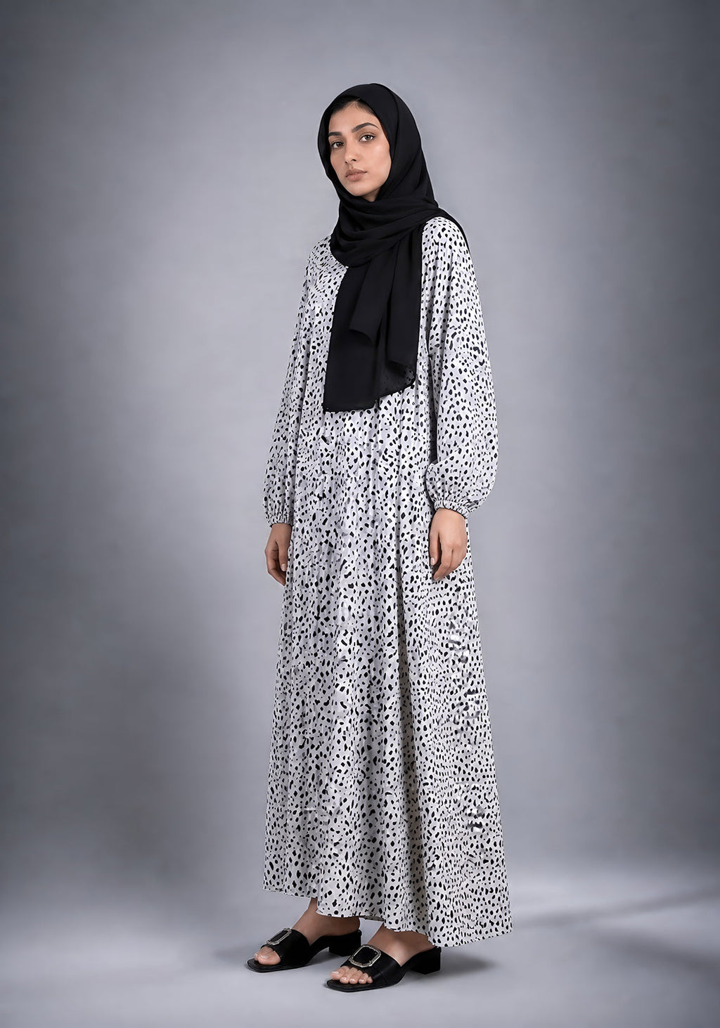 Cheetah Print Abaya