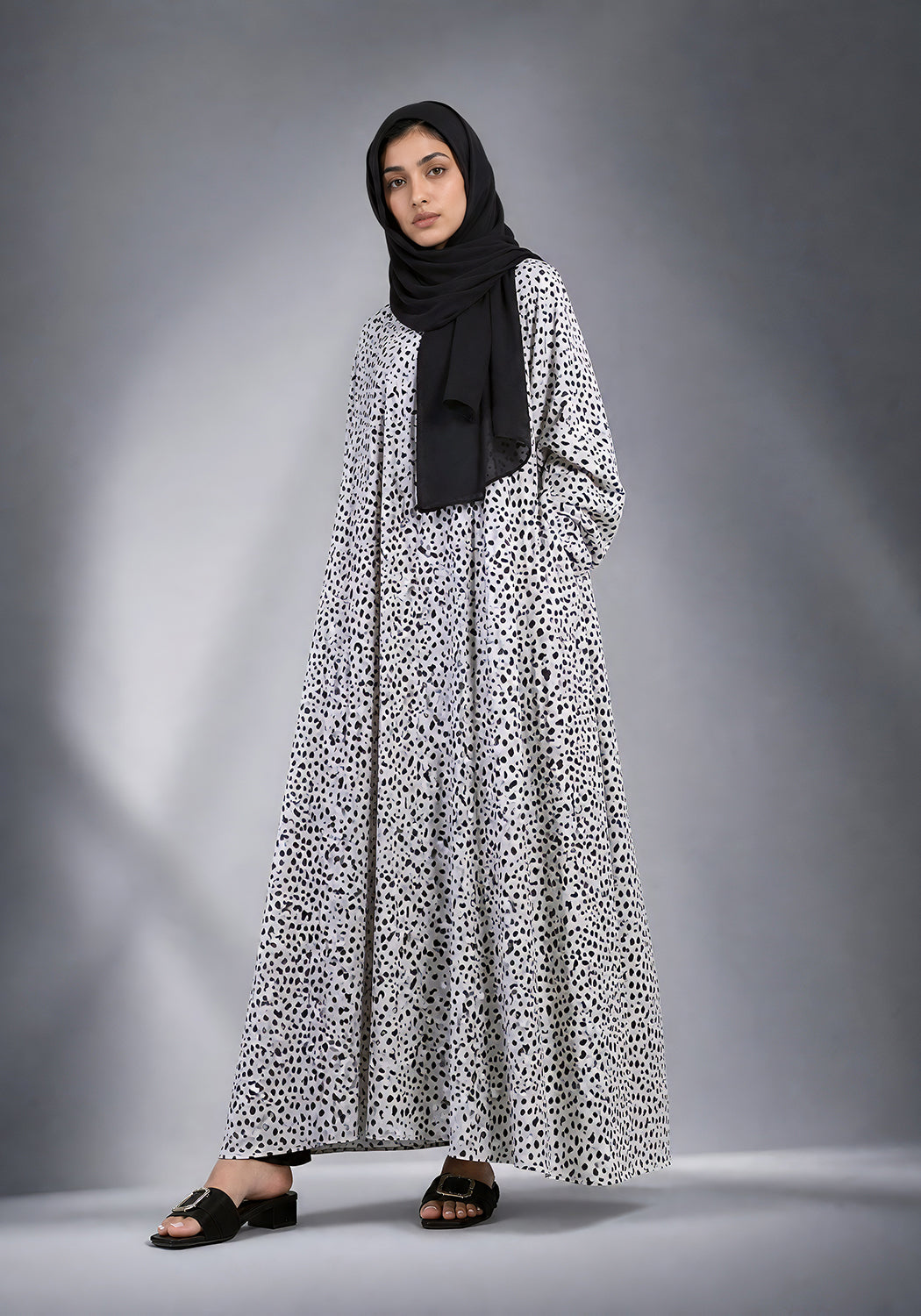 Cheetah Print Abaya