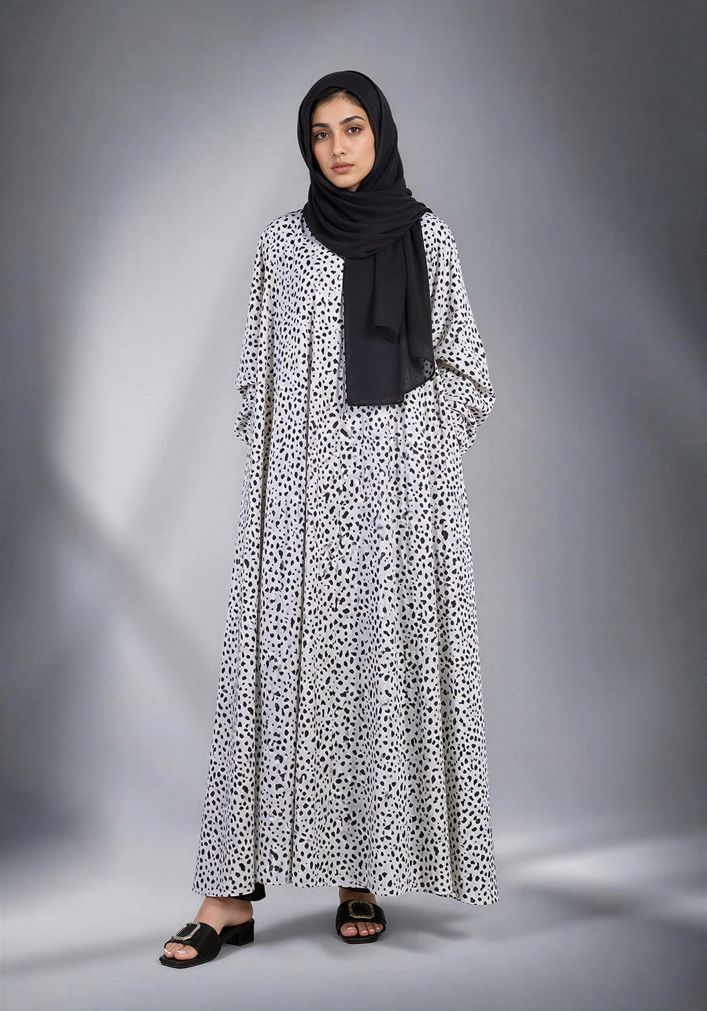 Cheetah Print Abaya