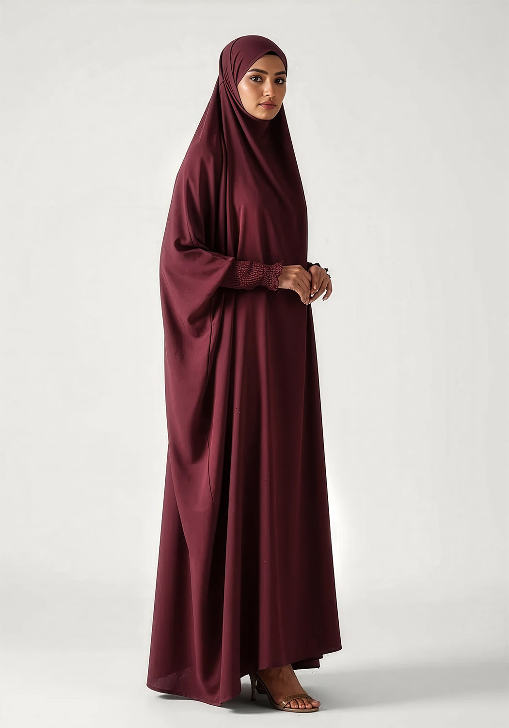 Saudi Jilbab - Plum