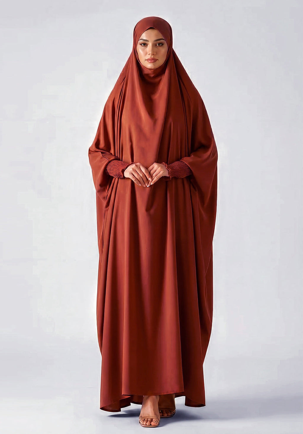 Saudi Jilbab - Autumn Rust