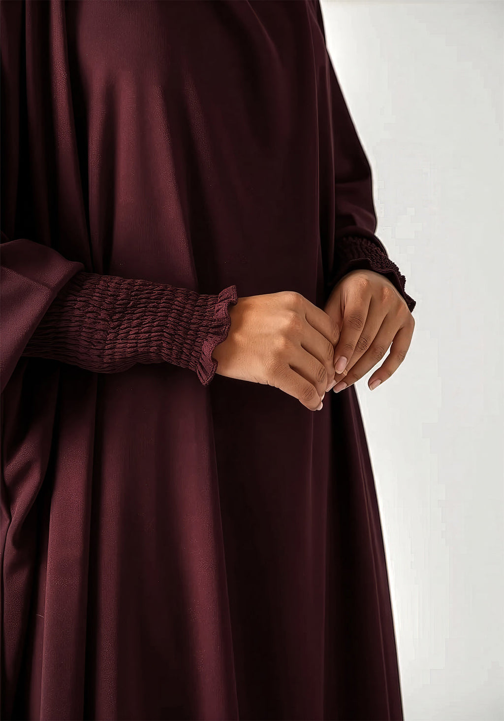 Saudi Jilbab - Plum