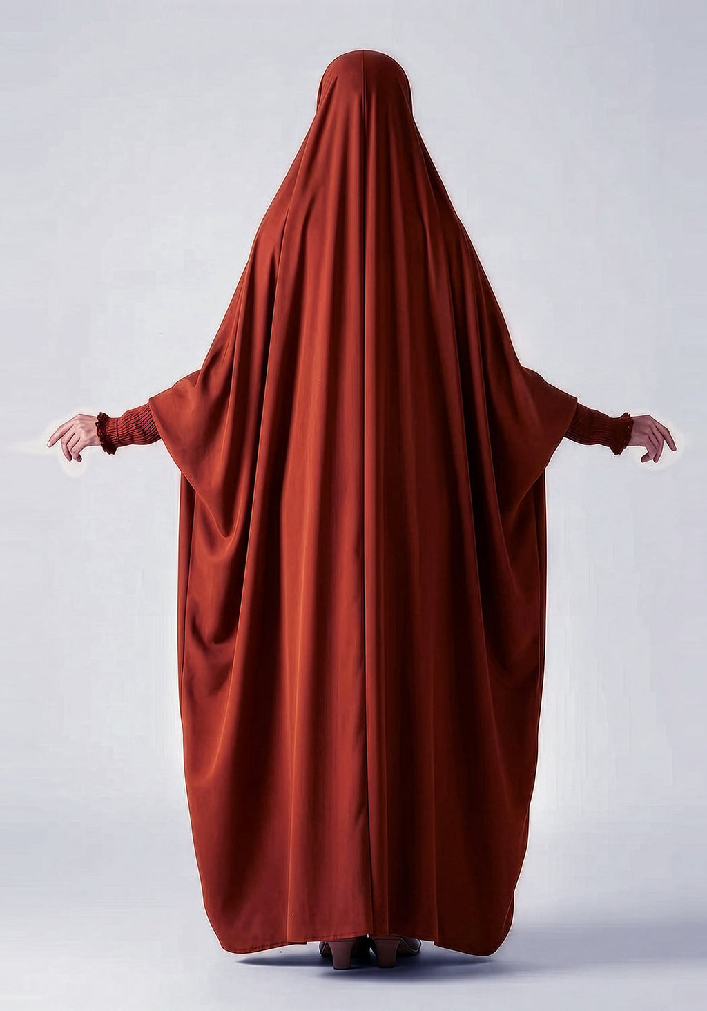 Saudi Jilbab - Autumn Rust