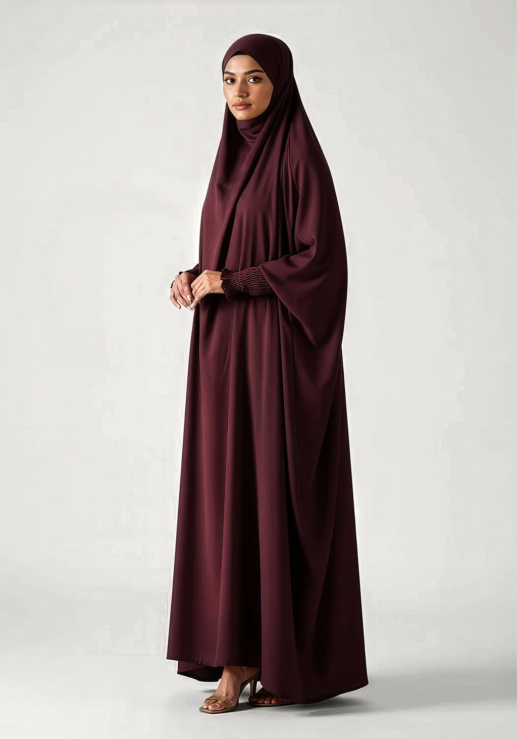 Saudi Jilbab - Plum