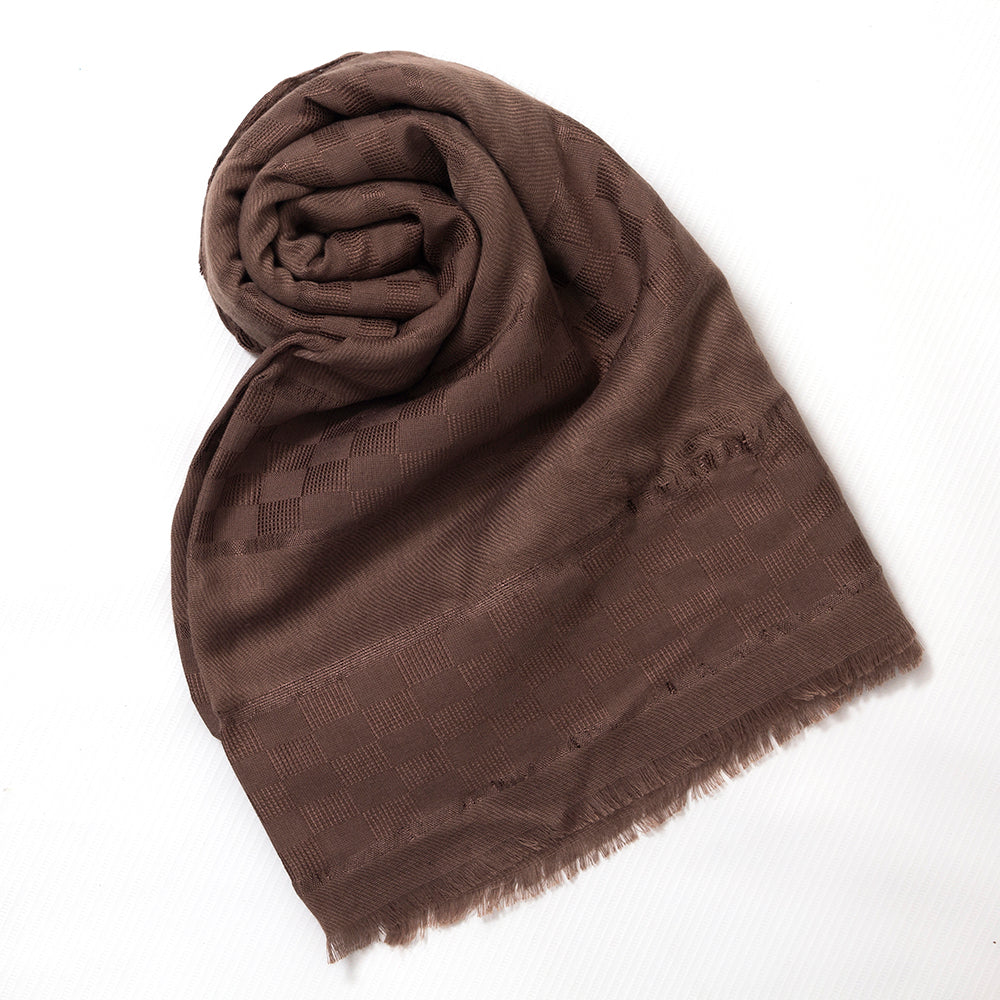 Afareen Cotton Hijab - Choclate Brown