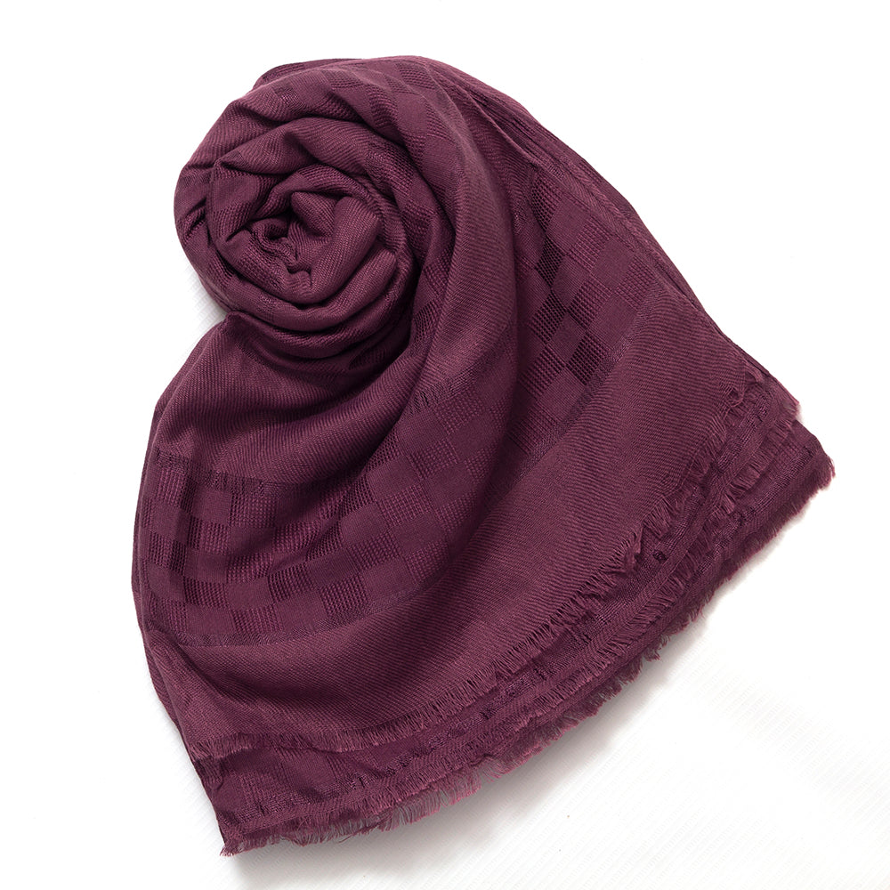 Afareen Cotton Hijab - Maroon