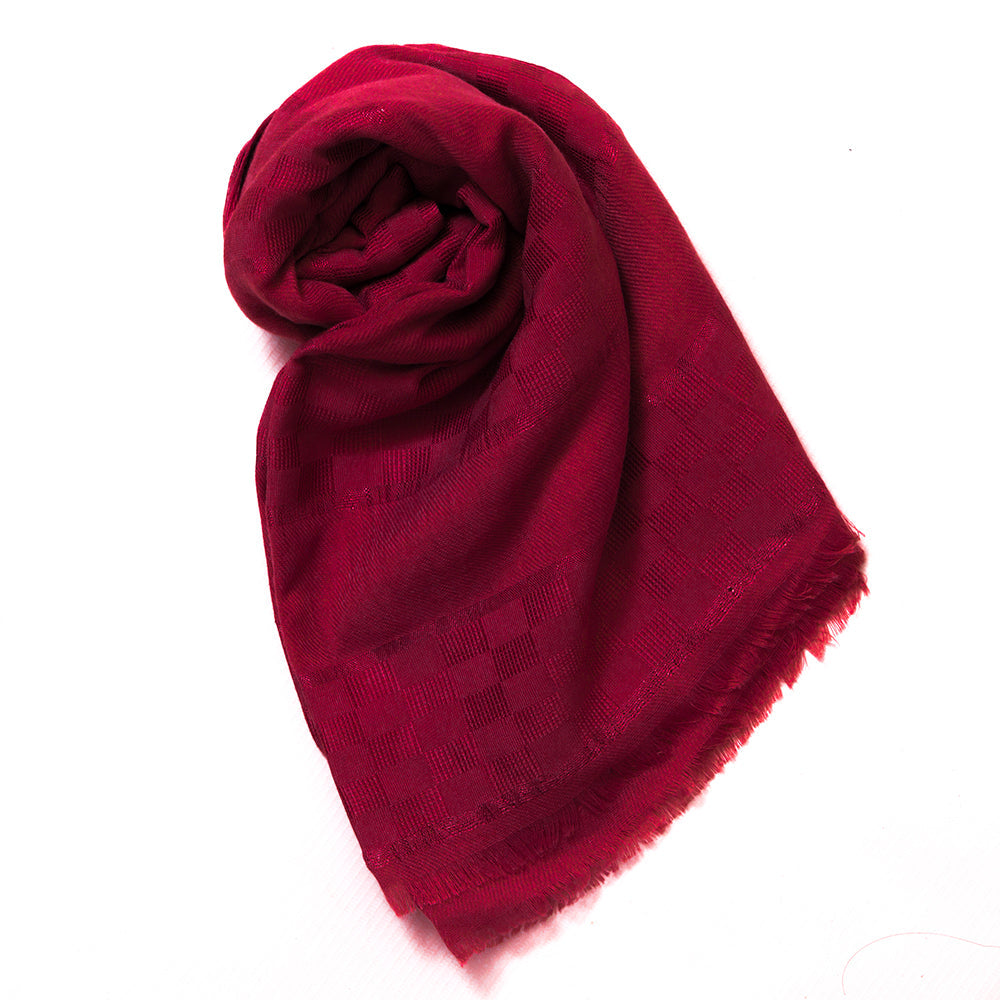 Afareen Cotton Hijab - Red