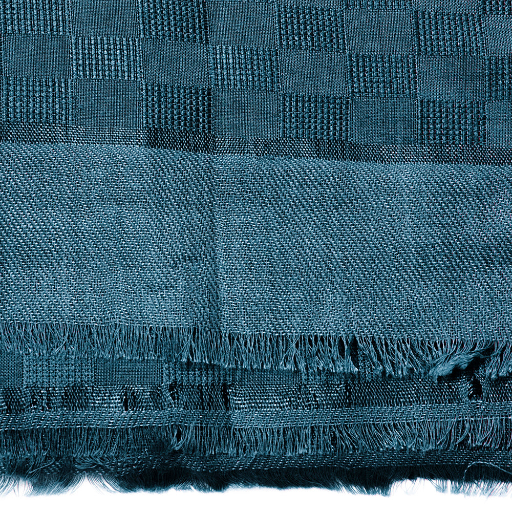 Afareen Cotton Hijab - Metalic Blue