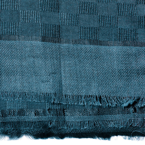 Afareen Cotton Hijab - Metalic Blue