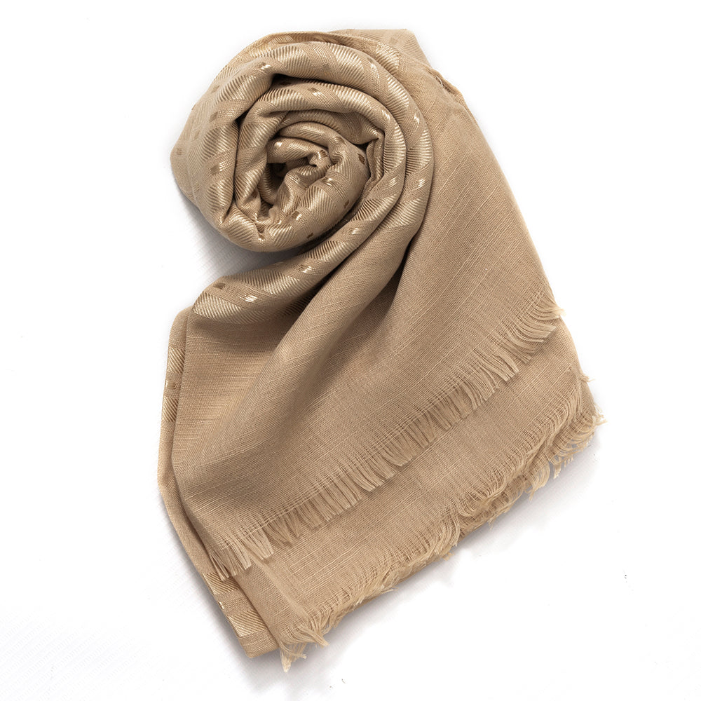 Ava Cotton Hijab - Beige
