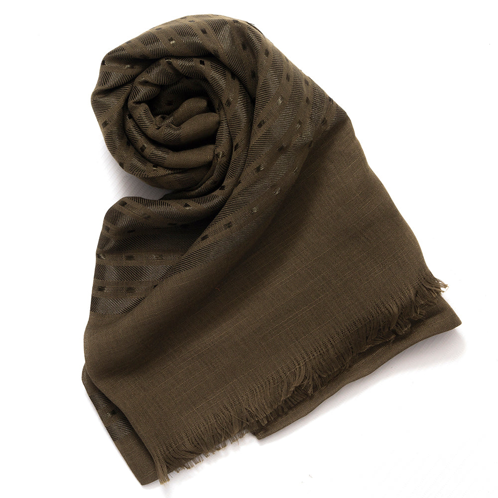 Ava Cotton Hijab - Dark Brown