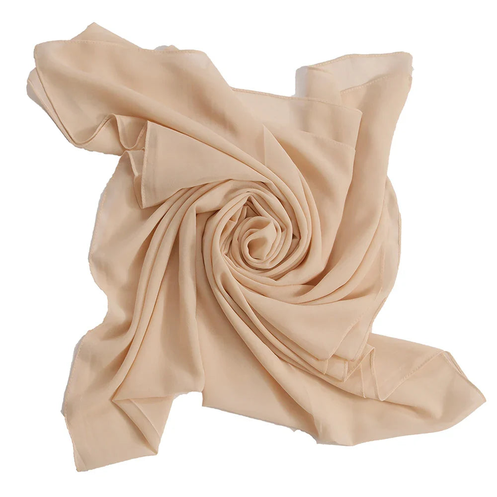 Sandy Chiffon Hijabs - Off White
