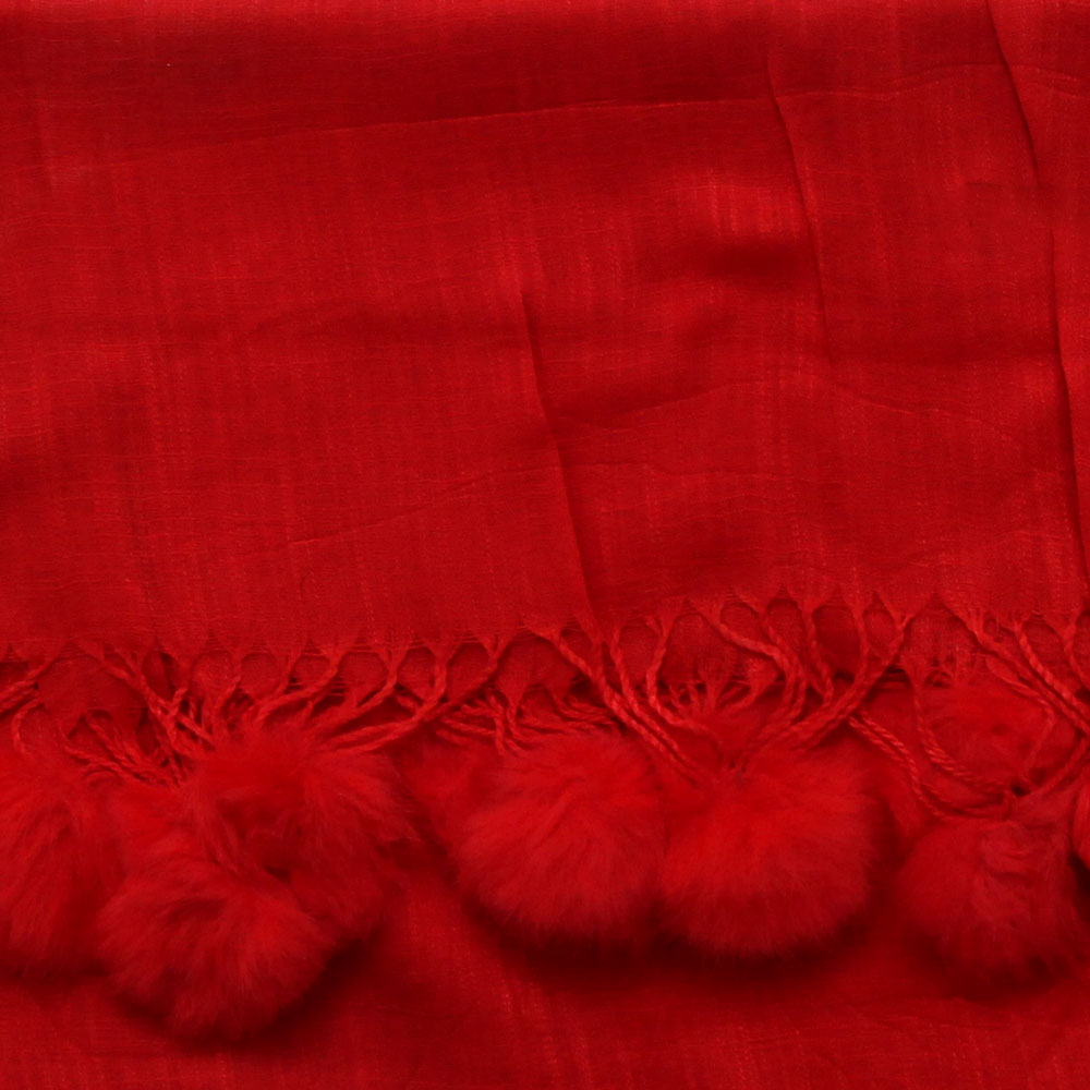 Suria Cashmere Hijab - Red