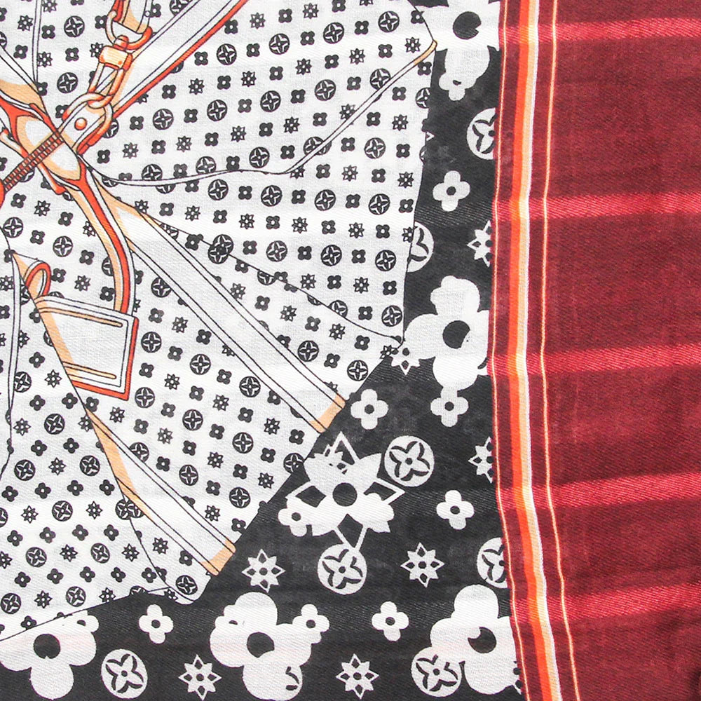 Nabiha Lawn Hijab - Maroon