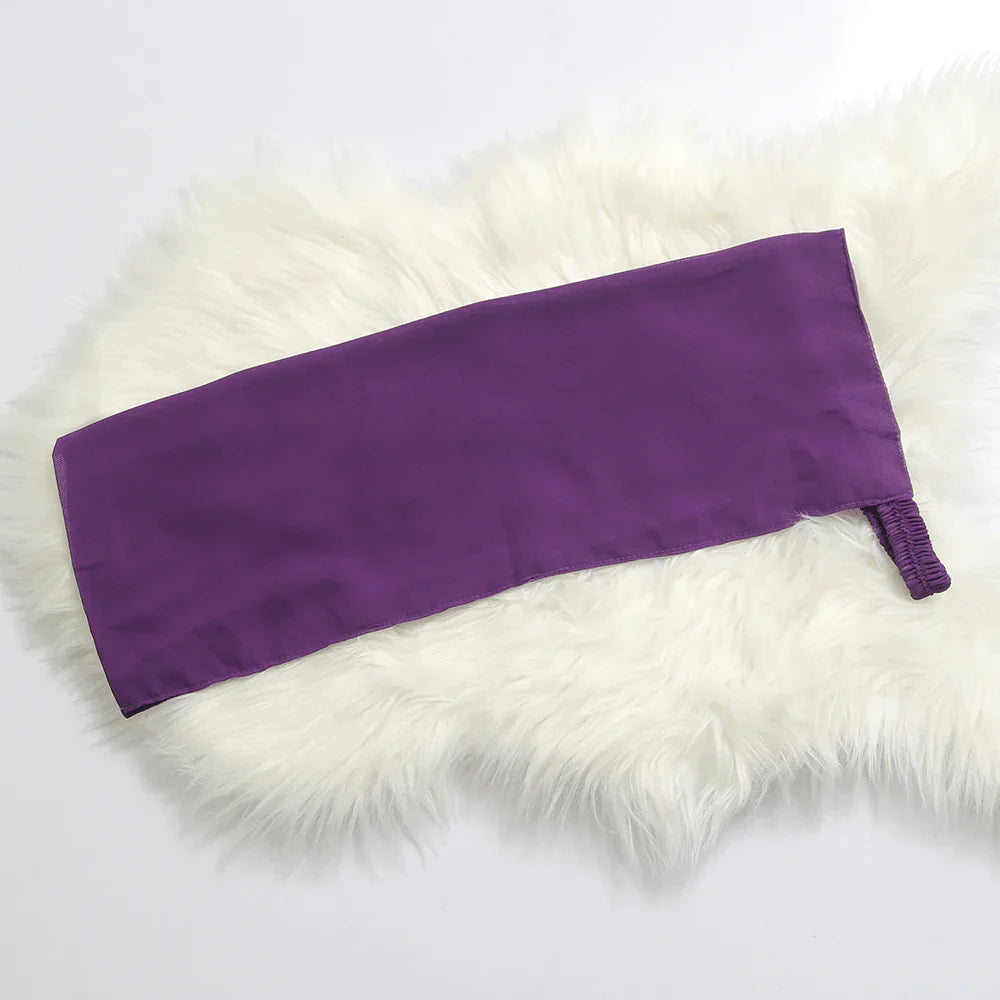 Alishba Niqab - Dark Purple