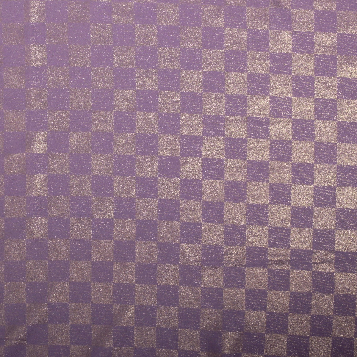 Chiffon Check Foil-Light Purple