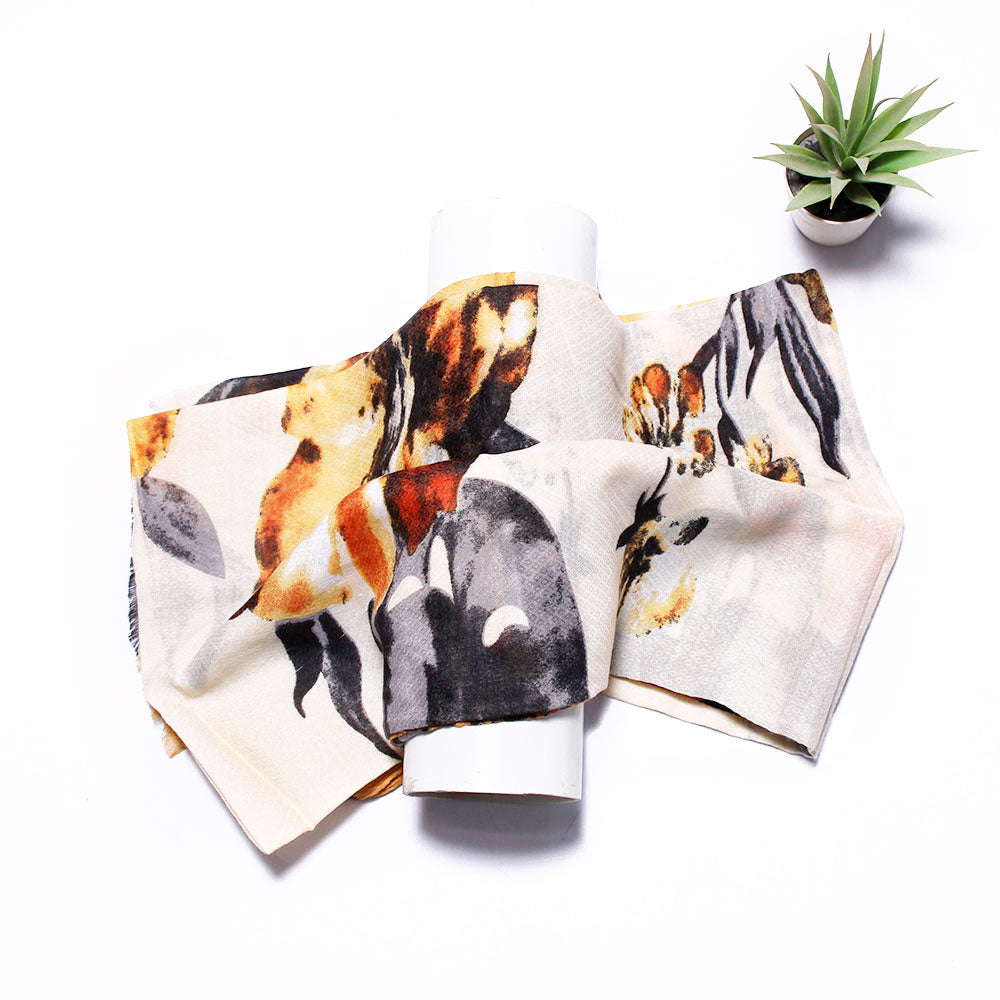 Khanifa Hijab - Cream