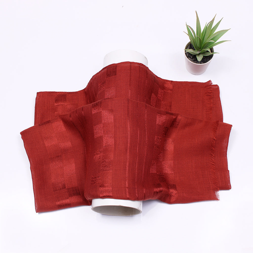 Wardah Cotton Hijab - Redish Brown
