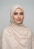 Setareh Cotton Hijab - Beige