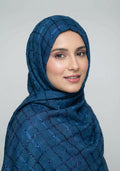 Kamaria Cotton Hijab - Blue