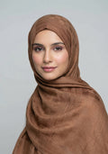 Wardah Cotton Hijab - Brown