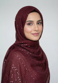 Lawn Sitara Burgundy