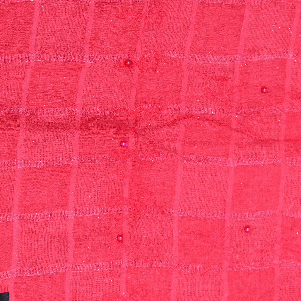 Jaheera Lawn Hijab- Red