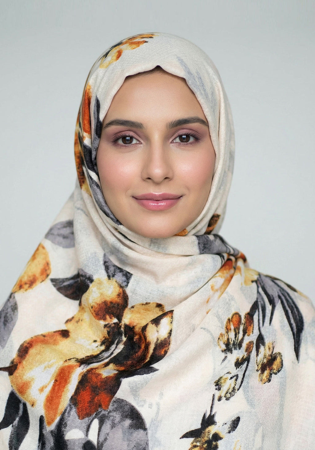 Khanifa Hijab - Cream