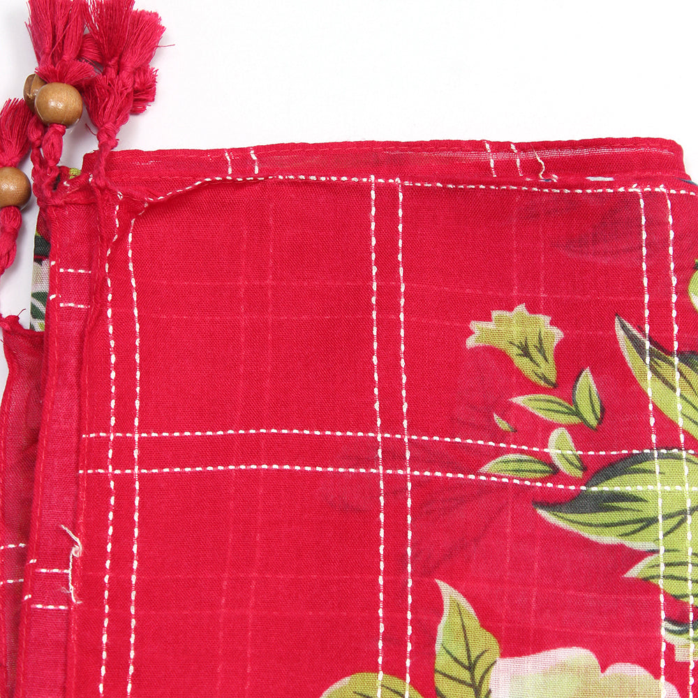 Esha Lawn Hijab - Dark Pink