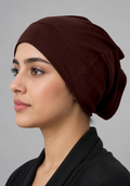 Tube Hijab Cap - Brown