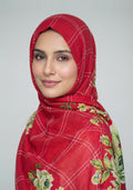 Esha Lawn Hijab - Dark Pink