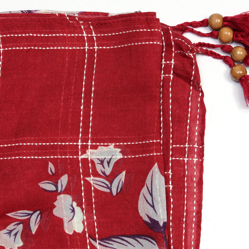 Esha Lawn Hijab - Maroon