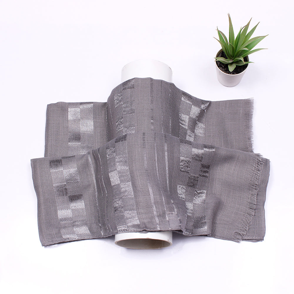 Wardah Cotton Hijab - Grey