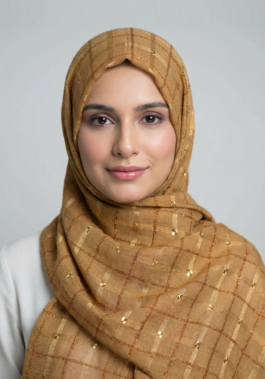 Kamaria Cotton Hijab - Golden