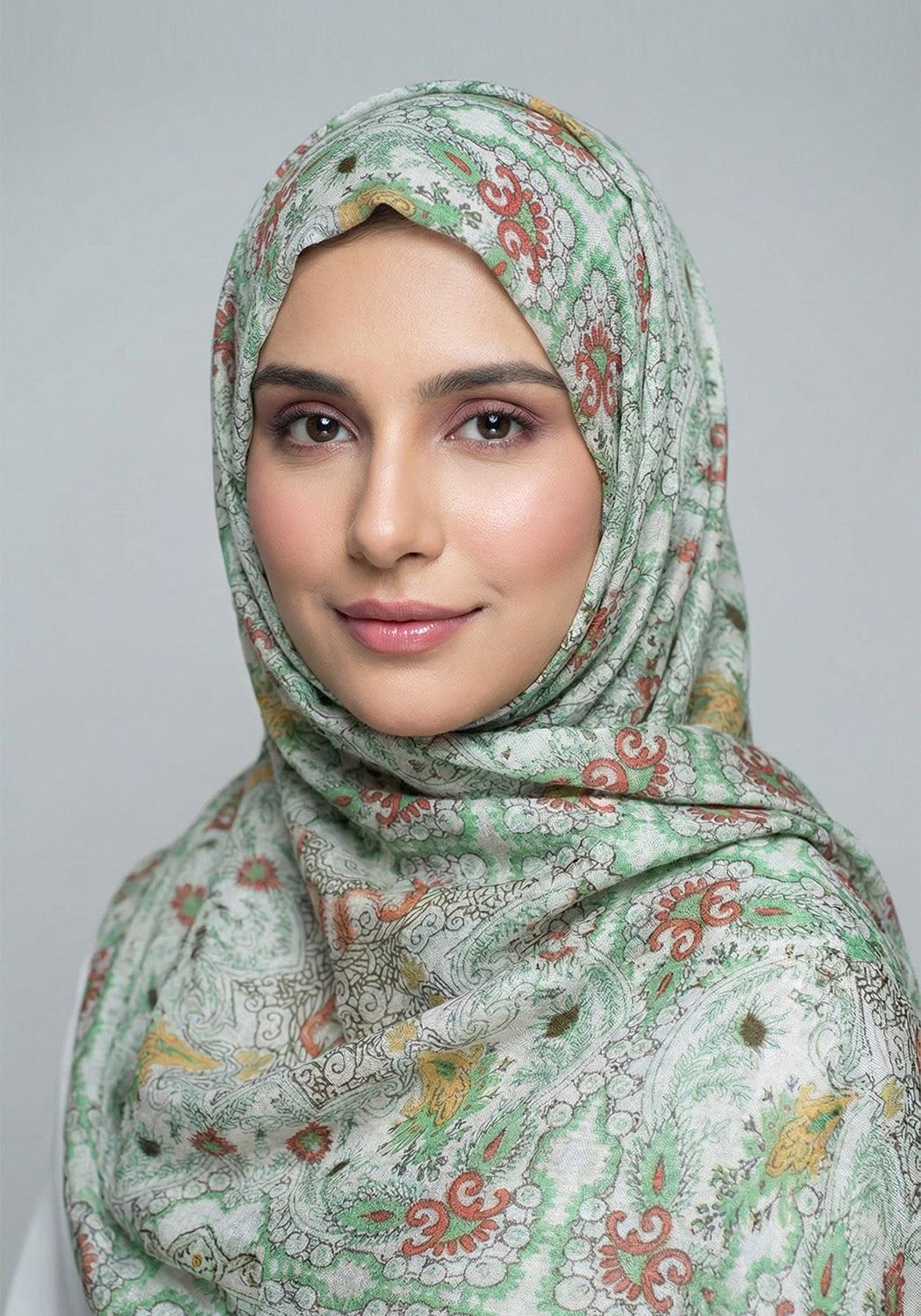 Yasmin Cotton Hijab - Green