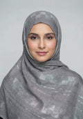 Wardah Cotton Hijab - Grey