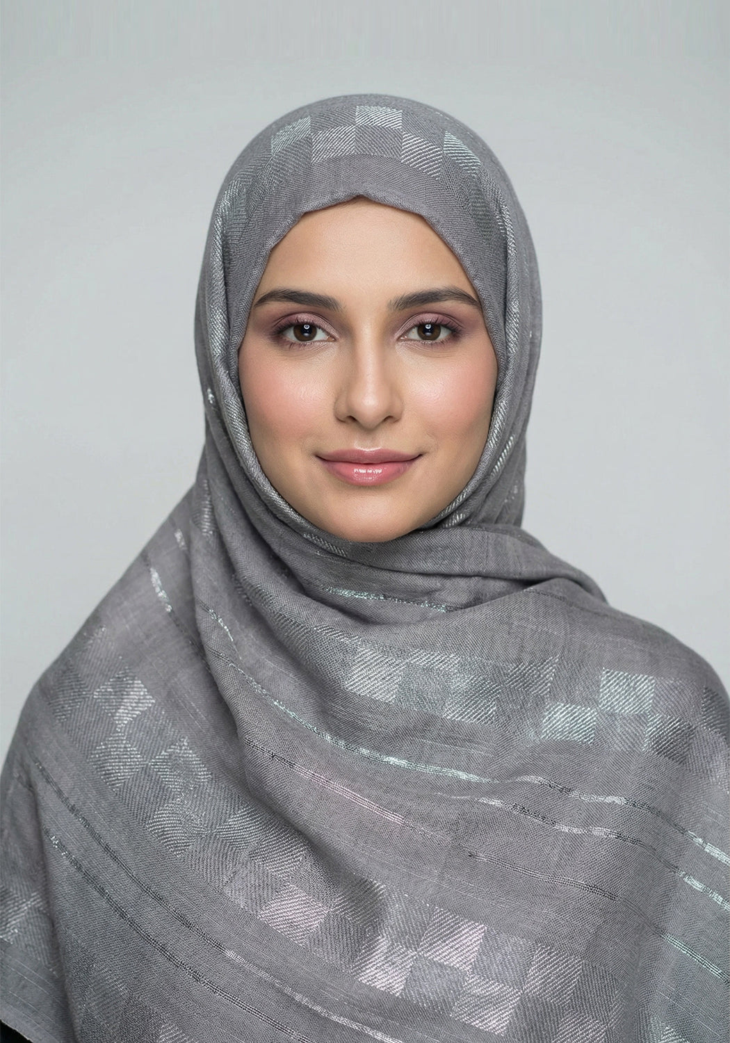 Wardah Cotton Hijab - Grey