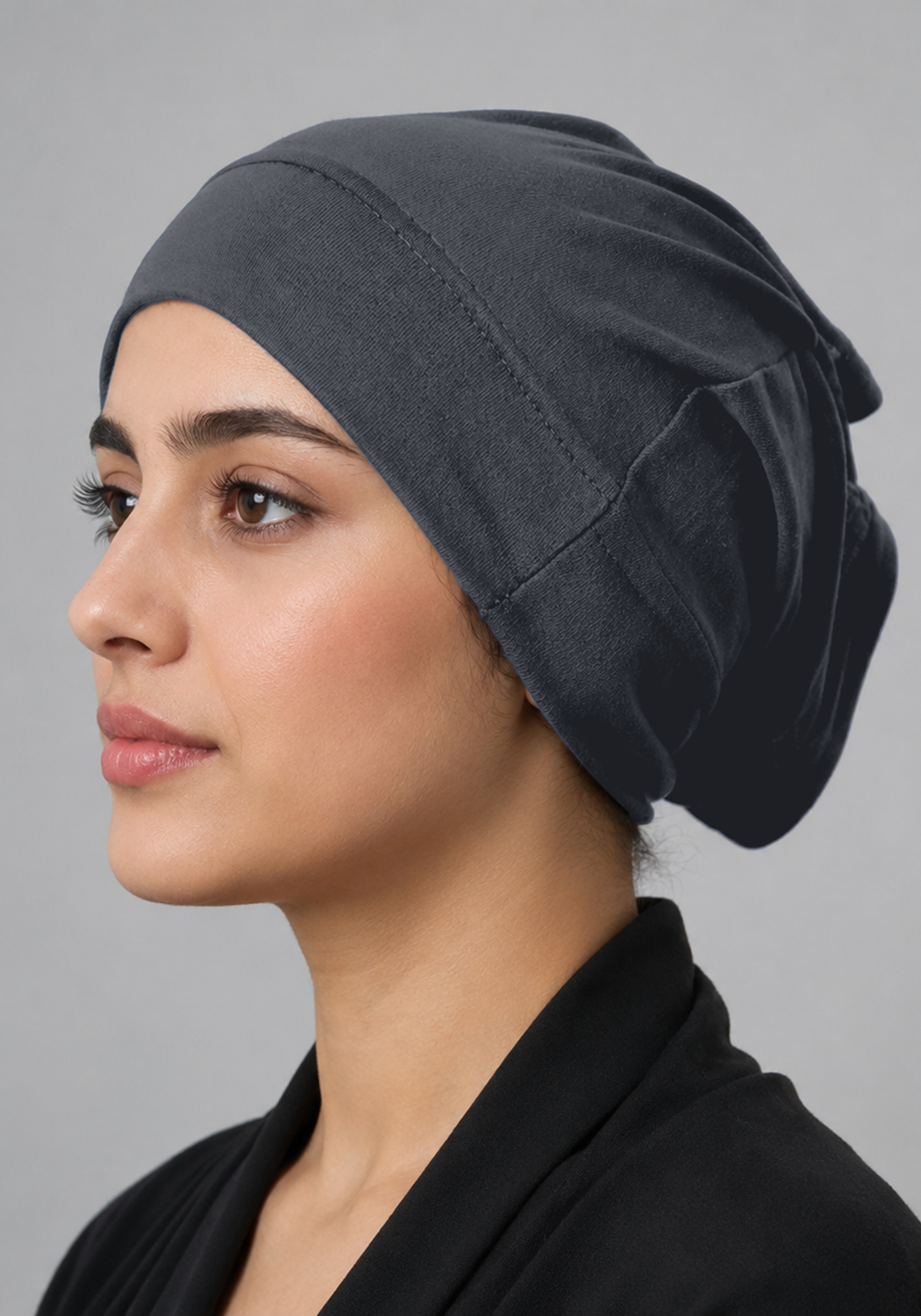 Tube Hijab Cap - Grey