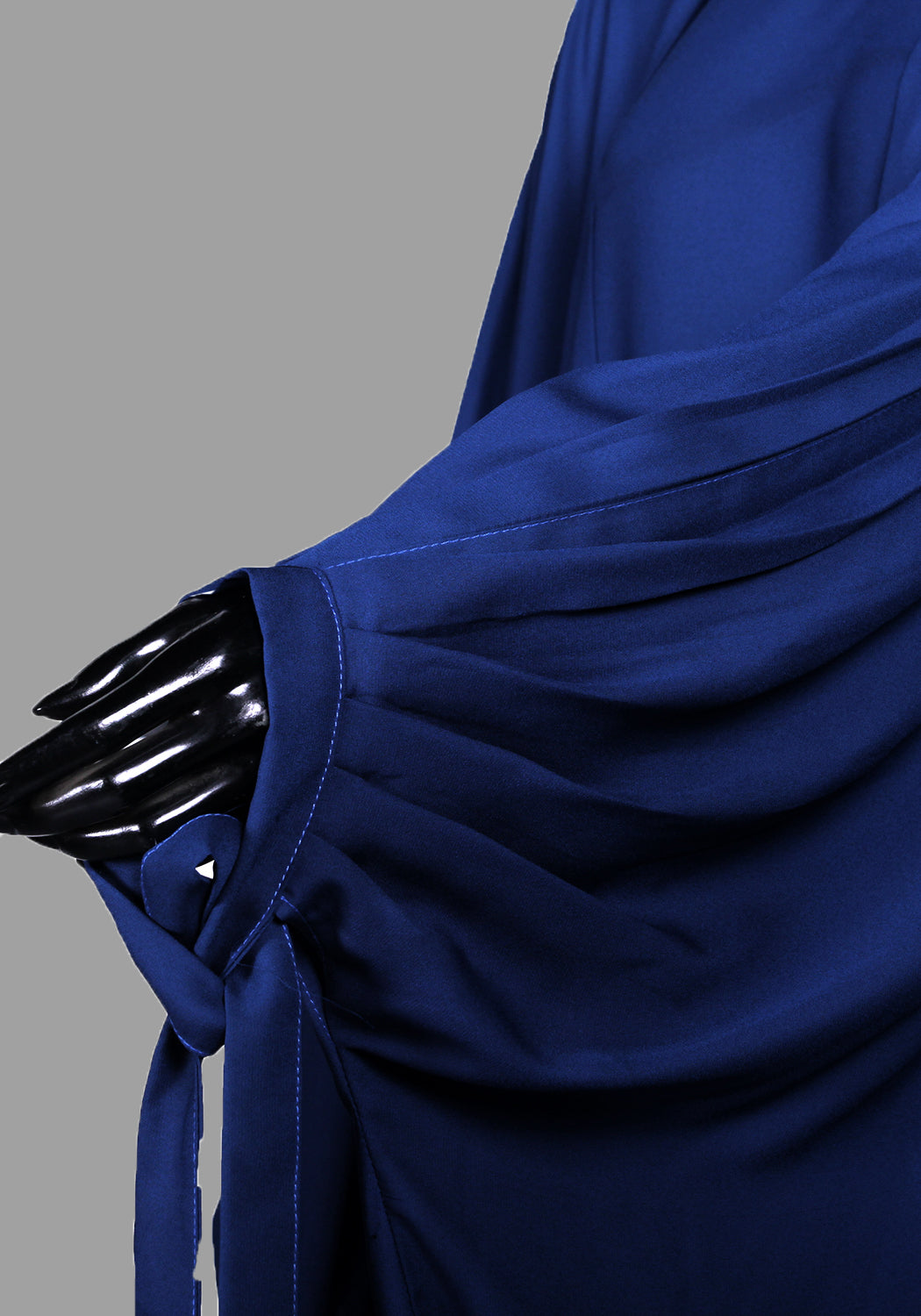 Double Layered Abaya Set - Blue