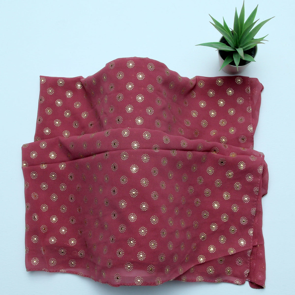 Chiffon Due Drop-Tea Pink