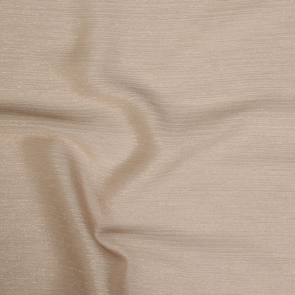 Metallic Chiffon-Beige