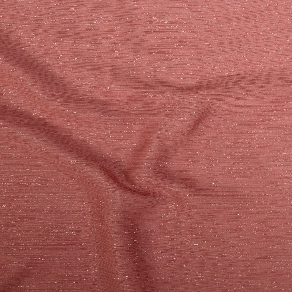 Metallic Chiffon-Peach