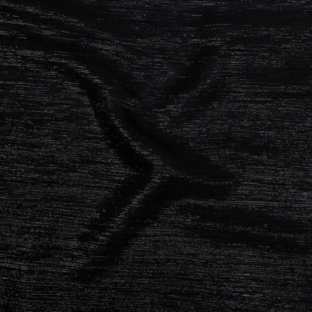 Metallic Chiffon-Black
