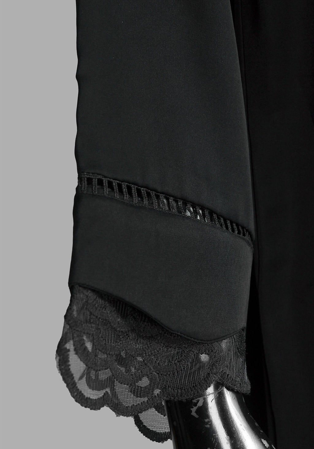 Black Net Sleeve Style Abaya