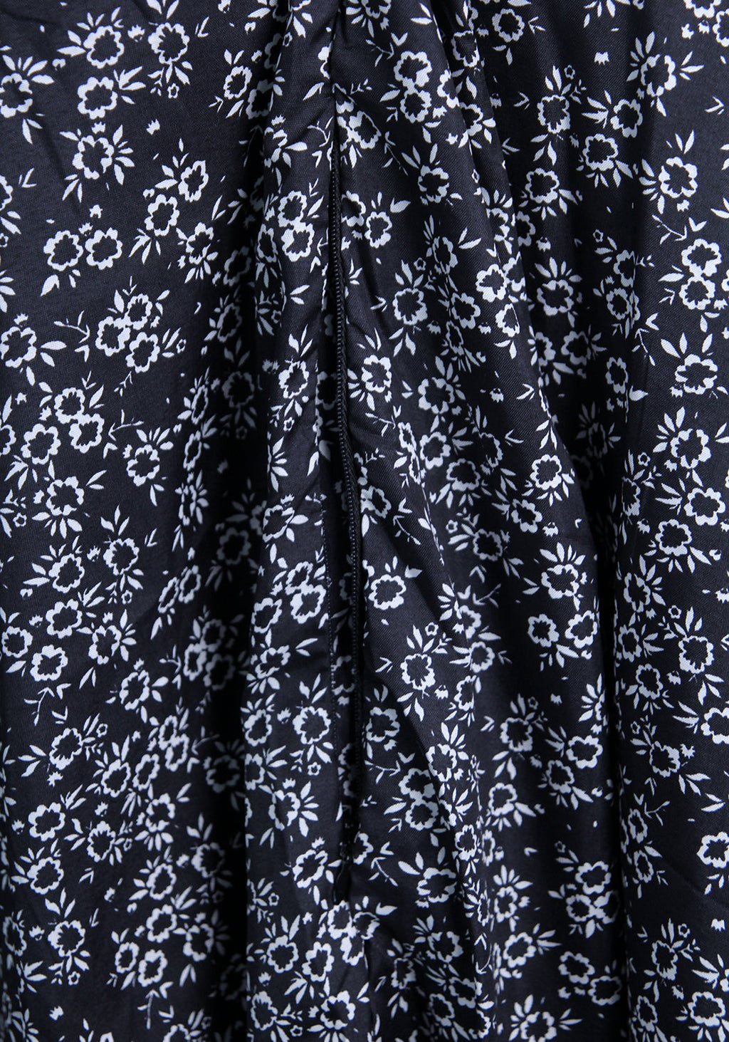 Black Namaz Chadar Flower Print
