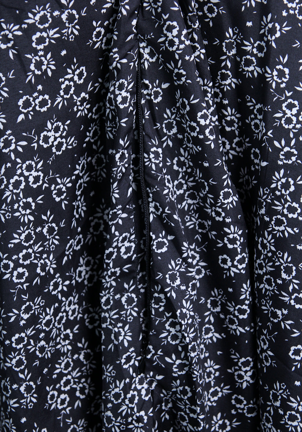 Black Namaz Chadar Flower Print