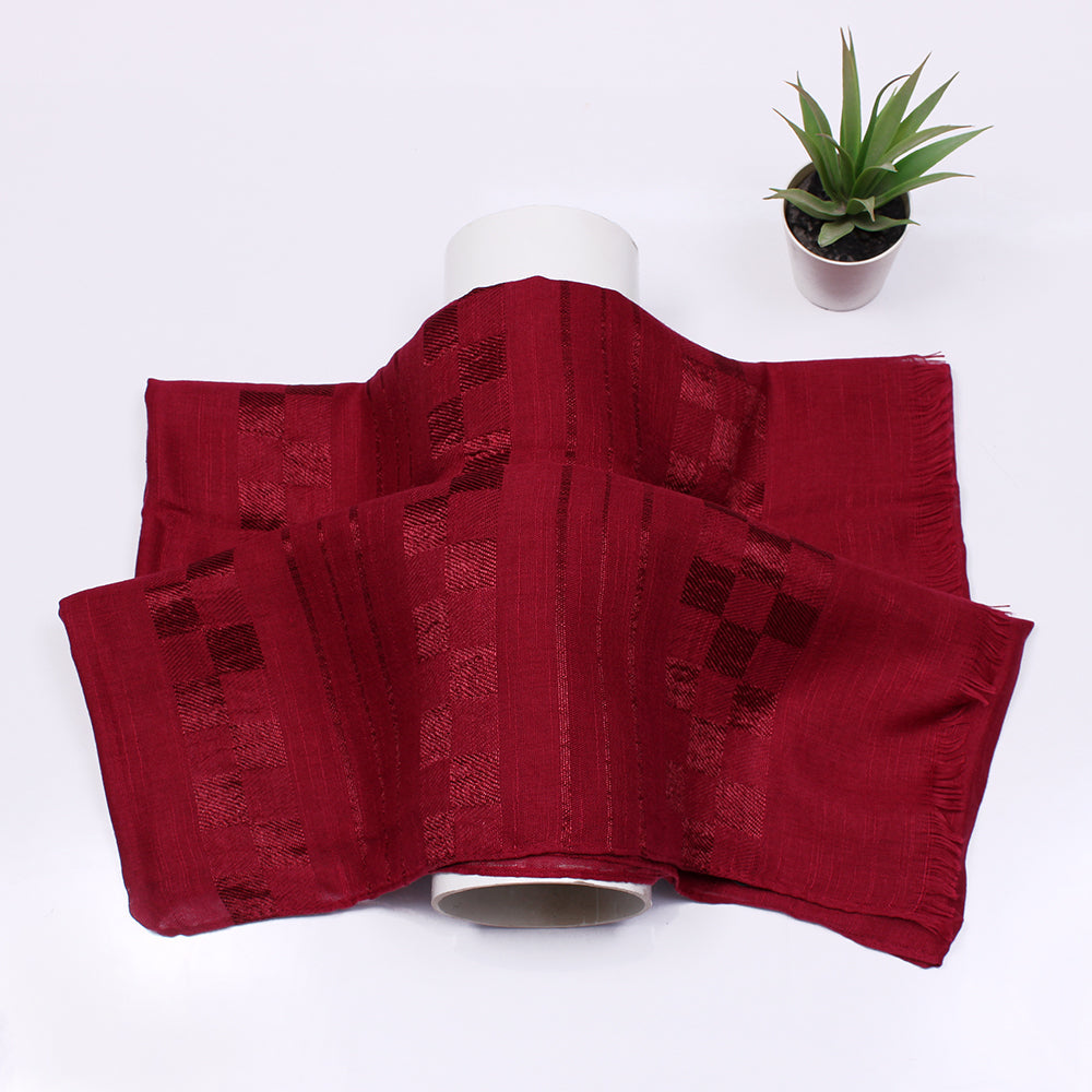 Wardah Cotton Hijab - Maroon
