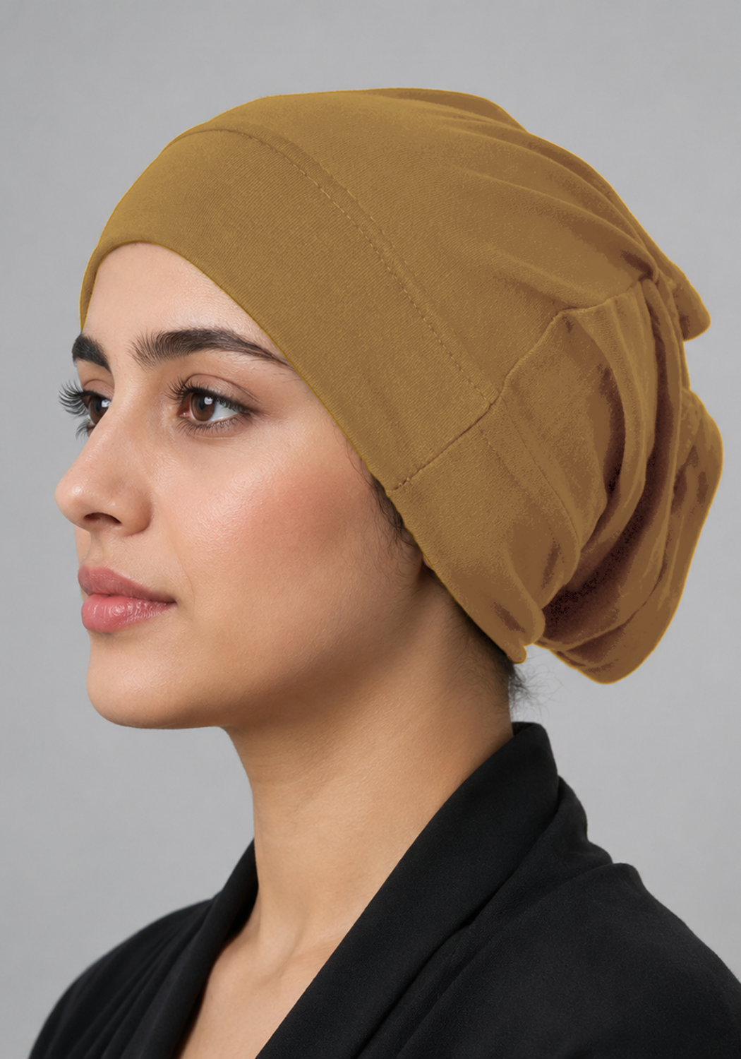 Tube Hijab Cap - Mustard