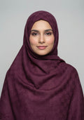 Afareen Cotton Hijab - Maroon