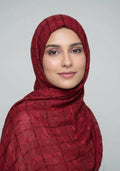 Kamaria Cotton Hijab - Maroon